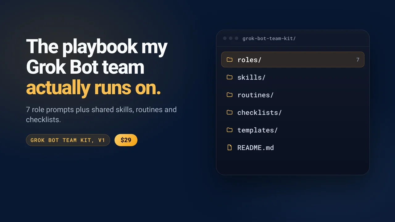 Grok Bot Team Kit